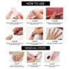 YoYoee Long Coffin False Nails Purple Gradient Press on Nails Daisy Fake Nails Acrylic Diamond Inlaid Manicure Nails Tips for Women and Girls 24PCS view 4