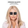 1 Pair Jadestone Eye Patch, Small Jadestone Quartz Eye Pad for Eye Strain Fatigue Relief, Quartz Stone Eye Patch to Reducing Swelling, Hot Cold Compress Eye Care Pad for Home Beauty Salon view 2