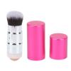 Dual Head Oil Absorbing Face Roller with Makeup Cosmetic Brush, Portable Volcanic Stone Roller for Oil Absorbing, Reusable Easy Cleaning Facial Beauty Tool for Women Girls(Rose Red) view 1