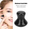 TITA-DONG 2pcs Black Gua Sha Facial Tools, Mushroom Shape Face Lift Tool for Wrinkles Removal, Practical Massager Roller Tool for Skin Firming, Lightweight Lymphatic Drainage Massager for Home Salon view 2