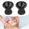 TITA-DONG 2pcs Black Gua Sha Facial Tools, Mushroom Shape Face Lift Tool for Wrinkles Removal, Practical Massager Roller Tool for Skin Firming, Lightweight Lymphatic Drainage Massager for Home Salon view 4