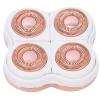 DOACT Hair Remover, Replacement Head for Body Hair Shaver Rose Gold Plated 4-Head Hair Remover Devices view 1