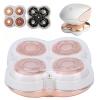 DOACT Hair Remover, Replacement Head for Body Hair Shaver Rose Gold Plated 4-Head Hair Remover Devices view 4