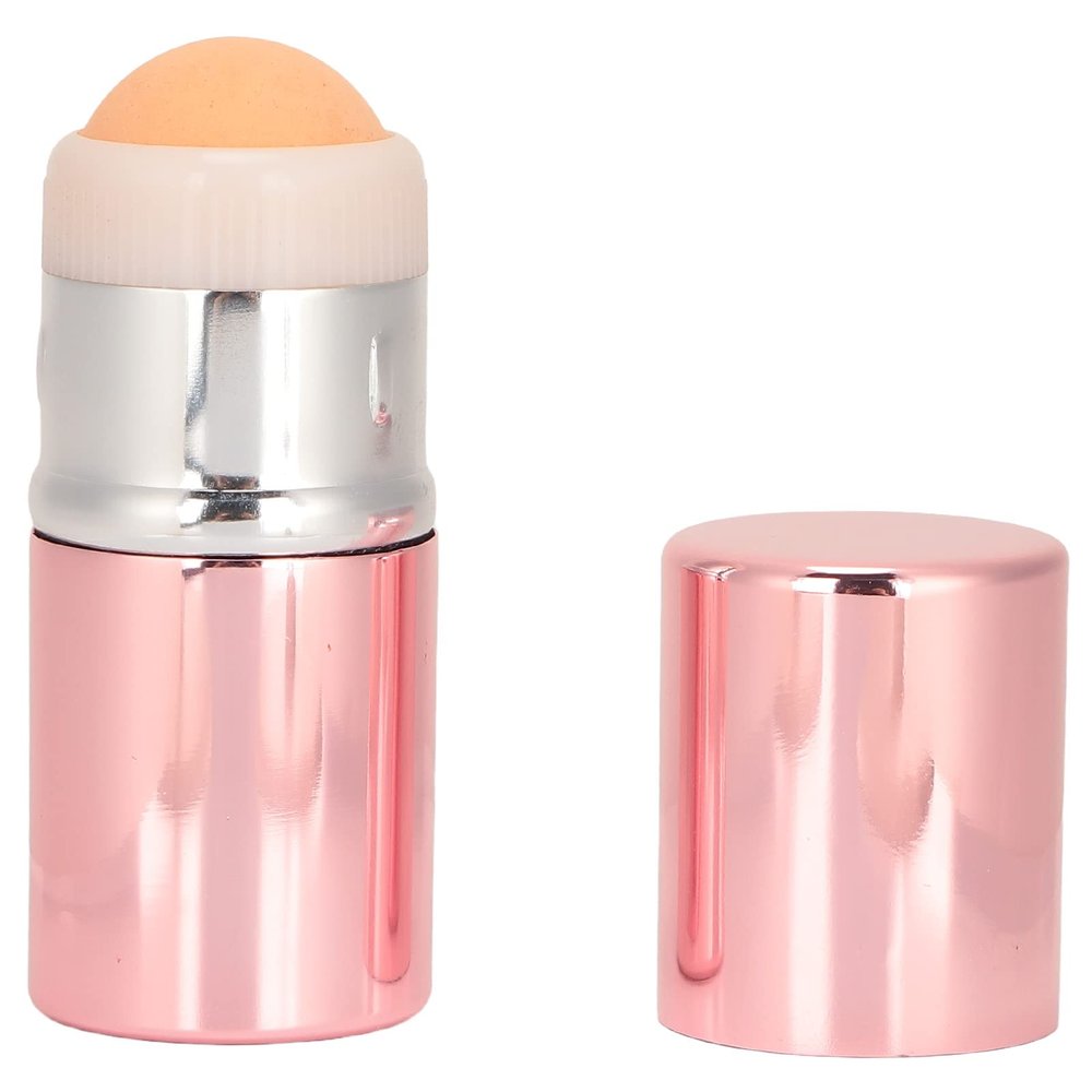 Pink Oil Absorbing Roller, Reusable Oil Control Stone Roller for Skin Massage, Volcanic Stone Facial Cleansing Roller for Skin Care, Portable Mini Oil Control Roller for Women Girls