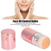 Pink Oil Absorbing Roller, Reusable Oil Control Stone Roller for Skin Massage, Volcanic Stone Facial Cleansing Roller for Skin Care, Portable Mini Oil Control Roller for Women Girls view 2