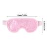 Cooling Eye Cover, Reusable Washable Gel Bead Eye Cover for Dark Circles and Eye Bags, Durable Sleep Eye Cover for Eye Care, Hot Cold Compress Eye Mask for Puffiness Migraines Eye Surgery(PINK) view 2