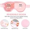 Cooling Eye Cover, Reusable Washable Gel Bead Eye Cover for Dark Circles and Eye Bags, Durable Sleep Eye Cover for Eye Care, Hot Cold Compress Eye Mask for Puffiness Migraines Eye Surgery(PINK) view 4