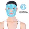 Reusable Gel Beads Face Eye Mask, Hot and Cold Compress Face Cover for Reducing Puffy Dark Circles, Heating Cooling Facial Mask for Fatigue Migraine Stress Relief, Great for Home Face SPA(blue) view 2