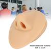 3D Simulated Nose Model, Soft Silicone Nose Model with Clear Structure, Reusable Easy Cleaning Piercing Practice Tool for Beauty Salon, Waterproof Acupuncture Teaching Display Tool view 3
