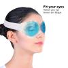 Cooling Eye Ice Pack with Gel Beads, Reusable Washable Eye Gel Pack for Pain Fatigue Stress Relief, Hot Cold Compress Gel Beads Eye Cover for Dark Circles and Puffiness Removal view 3
