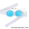 Cooling Eye Ice Pack with Gel Beads, Reusable Washable Eye Gel Pack for Pain Fatigue Stress Relief, Hot Cold Compress Gel Beads Eye Cover for Dark Circles and Puffiness Removal view 4