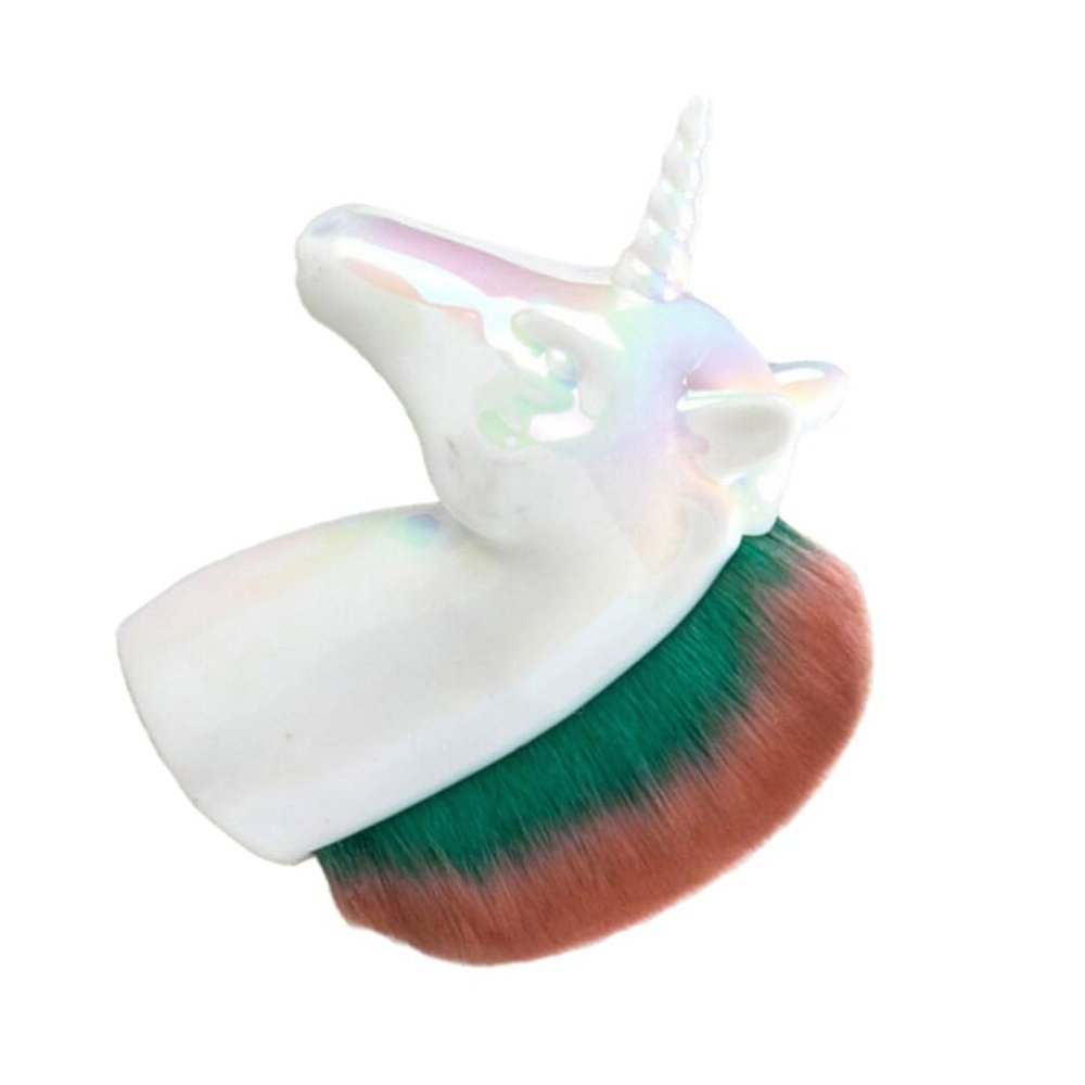FOMIYES Cosmetic Brush for Nail Dust Cleaning Design Makeup Tool Short Handle for Loose Powder Application Portable and Easy to Hold for Home and