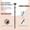 Mascara Fan Brush, Lash Wand Brush, Angled Fan Shaped Eyelash Brush for Upper and Lower Lashes, Mascara Brushes No Smearing Clumping. view 3