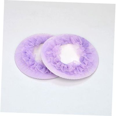 KALLORY 5pcs Ballet Hair Bun Net Set Ballet Hair Accessories for Women Girls Invisible Hairnets for Dance Skating Gymnastics