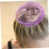 KALLORY 5pcs Ballet Hair Bun Net Set Ballet Hair Accessories for Women Girls Invisible Hairnets for Dance Skating Gymnastics view 3