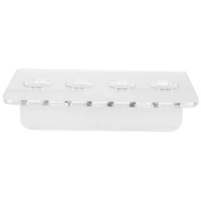 FRCOLOR Scissor Holder Rack Acrylic Hairdressing Tool Holder Wall Mount for Salon