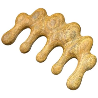 FRCOLOR Gua Scalp Comb -Static Wide Tooth Hair Care Tool for Relaxation and Itch Relief Unique Gua Massage Design for and Neck