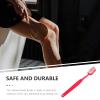 Alipis Shower Brush with Soft Bristles, 15.3" Long Handle Body Shower Brush Toothbrush Shaped Back Scrubber Back Cleaning Brushes for Dry & Wet Brushing, Women, Men (Red) view 3