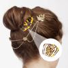 FOMIYES 2 Pcs Retro Seven-tooth Hair Comb Set - Wedding Headpiece, Decorative Side Combs for Bride and Bridesmaids view 2