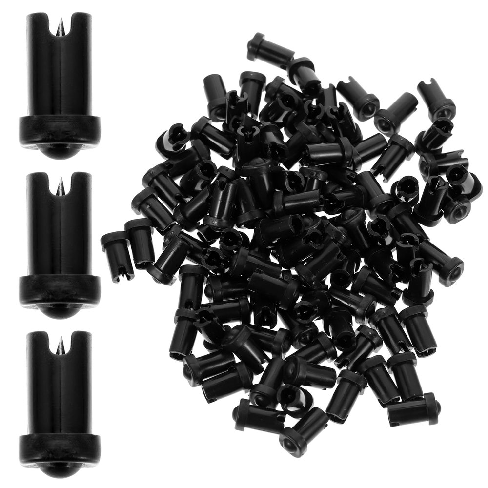 100pcs Glue Bottle Anti-Blocking Needle Lash Tools for Eyelash Extensions Lash Extensions Supplies Glue Bottle Pin Nozzle