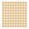 100Pcs Dreadlocks Beads, Sparkling Rhinestone Fashionable Hair Braiding Rings for Hair Decoration (Gold) view 1