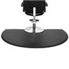 Barber Chair Salon Floor Mats - Anti-Fatigue Mat for Beauty Hair Stylist Makeup - 2.55cm Thick Semi Circle Comfort Bar Floor Mat (Color : Black, Size : 157x92cm) view 1