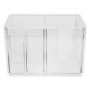 FOMIYES Hairdressing Scissor Holder Organizer Box Storage Case for Salon Tools Lightweight and Portable Barber Scissors and Comb Compartment for Stylists and Hairdressers view 1