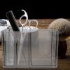 FOMIYES Hairdressing Scissor Holder Organizer Box Storage Case for Salon Tools Lightweight and Portable Barber Scissors and Comb Compartment for Stylists and Hairdressers view 3