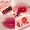 6 Colors Lip Tint Stain Set, Lip Gloss for Women, Mini Liquid Lipstick, Moisturizing Natural Korean Lip Gloss Set, Lip Stain Long Lasting Waterproof, Non-Stick Cup, High Pigment, Lip Makeup view 3