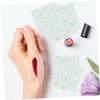 MERRYHAPY 200 Pcs Hand Makeup Mixing Palette Stickers Disposable Adhesive Blank Makeup for Artists view 2