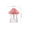 10Pcs Empty Lip Gloss Tubes, Mushroom-Shaped Cute Clear Lip Gloss Containers Refillable Transparent Lip Balm Container, Lip Gloss Bottle Tube Vials for Lipstick Samples Liquid Cosmetics view 2