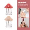 10Pcs Empty Lip Gloss Tubes, Mushroom-Shaped Cute Clear Lip Gloss Containers Refillable Transparent Lip Balm Container, Lip Gloss Bottle Tube Vials for Lipstick Samples Liquid Cosmetics view 3