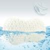 Sunlit Bath Jello Gel Bath Pillows, Lumbar Pillow for Bathtub, Back Support Pillow, Gel Pillow with Non-Slip Suction Cups for Lumbar, Back Rest Support, Fits Curved or Straight Back Tubs, White view 1