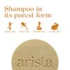Arista Shampoo Bar with Yellow Clay, Sidr Fruit Powder & Jojoba - For Oily Hair | Sulfate-Free, Vegan & Paraben-Free Travel Shampoo view 3