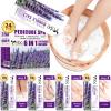 nbc BeautiLab 24 PCS Foot Soak, Pedicure Kit Foot Soak Set With Bubble Salt, Sugar Scrub, Massage Mask, Massage Lotion In a Box 4 Step Foot Spa Kit For Dry Cracked Feet, Tired Feet, 6 Set Lavender view 1