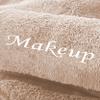 Cosy Family 10 Pack Makeup Remover Wash Cloths - Soft Microfiber Fingertip Facial Cleansing Cloths for Hand and Make Up, 12 x 12 in, Brown view 2