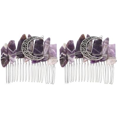 Abaodam Women Hair Comb Delicate Crystal Hair Accessories Side Comb for Weddings Parties Special Occasions Elegant Design 3 Inches