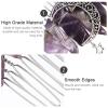 Abaodam Women Hair Comb Delicate Crystal Hair Accessories Side Comb for Weddings Parties Special Occasions Elegant Design 3 Inches view 3