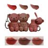 Keychain Bear Lipsticks, 2 in 1 Key Chain Bear Lipstick, Mist Matte Velvet Lipstick, Waterproof Long Lasting Lip Gloss, Cute Bear Beauty Makeup (#02+#05+#06) view 1