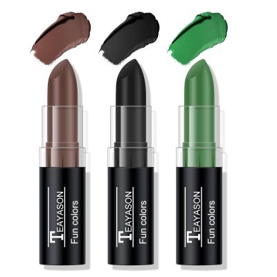 FREEORR 3 Colors Black Brown Green Face Body Paint Stick, Eye Black Baseball Sticks Camo Face Paint for Baseball/Football/Halloween/CS/Hunting/SFX Makeup Cream Face& Body Paint Easy to Blend-