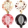 Minkissy Banana Clips 4pcs Banana Combs Fishtail Hair Clip Plastic Ponytail Holder Hair Accessories for Women Girls Everyday Use and Special Occasions view 1