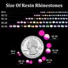 2500pcs 5mm Resin Rhinestones Bulk, Hot Pink AB Flatback Round Jelly Rhinestones Bedazzling Non Hotfix Crystal Gems Large Quantity Wholesale for DIY Crafts Clothes Tumblers Face Makeup Manicure view 3