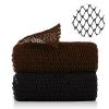 2 Pieces African Net Sponge, African Exfoliating Net Rip-Resistant Loofah Exfoliating, Body Back Scrubber for Shower, Long Nylon Exfoliating Back Washcloth Towel for All Skin Daily Use view 1
