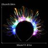 DRESBE Light Up Headband New Year LED Headbands NYE Glow Party Crown Hair Accessories for Women view 4