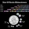 5000pcs 3mm Resin Rhinestones Bulk, Transparent AB Flatback Round Jelly Rhinestones Bedazzling Non Hotfix Crystal Gems Large Quantity Wholesale for DIY Crafts Clothes Tumblers Face Makeup Manicure view 3
