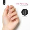 beetles Gel Polish Nail Set 6 Colors Ultimate Monochrome Collection Milky White Sheer Pink Nude Jelly Transparent Gel with Gelly Tips 500 Pcs Pre Shaped Short Oval Clear Full Cover False Nails view 4
