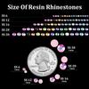 5000pcs 2mm Resin Rhinestones Bulk, Light Pink AB Flatback Round Jelly Rhinestones Bedazzling Non Hotfix Crystal Gems Large Quantity Wholesale for DIY Crafts Clothes Tumblers Face Makeup Manicure view 3
