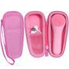 co2CREA Hard Carrying Case Compatible with NgraCoola CLIE 2 1 Sonic Facial Cleansing Brush (Pink) view 1