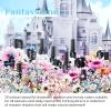 beetles Gel Polish Nail Set 20 Colors Fantasyland Collection with 500 Pcs Pre Shaped Short Oval Clear Full Cover False Nails view 4