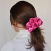 CEELGON Large Silk Satin Scrunchies for Women Big Scrunchies Jumbo Satin Hair Ties Oversized Hair Scrunchies for Thick Curly Hair Pack of 6 (Pink) view 3